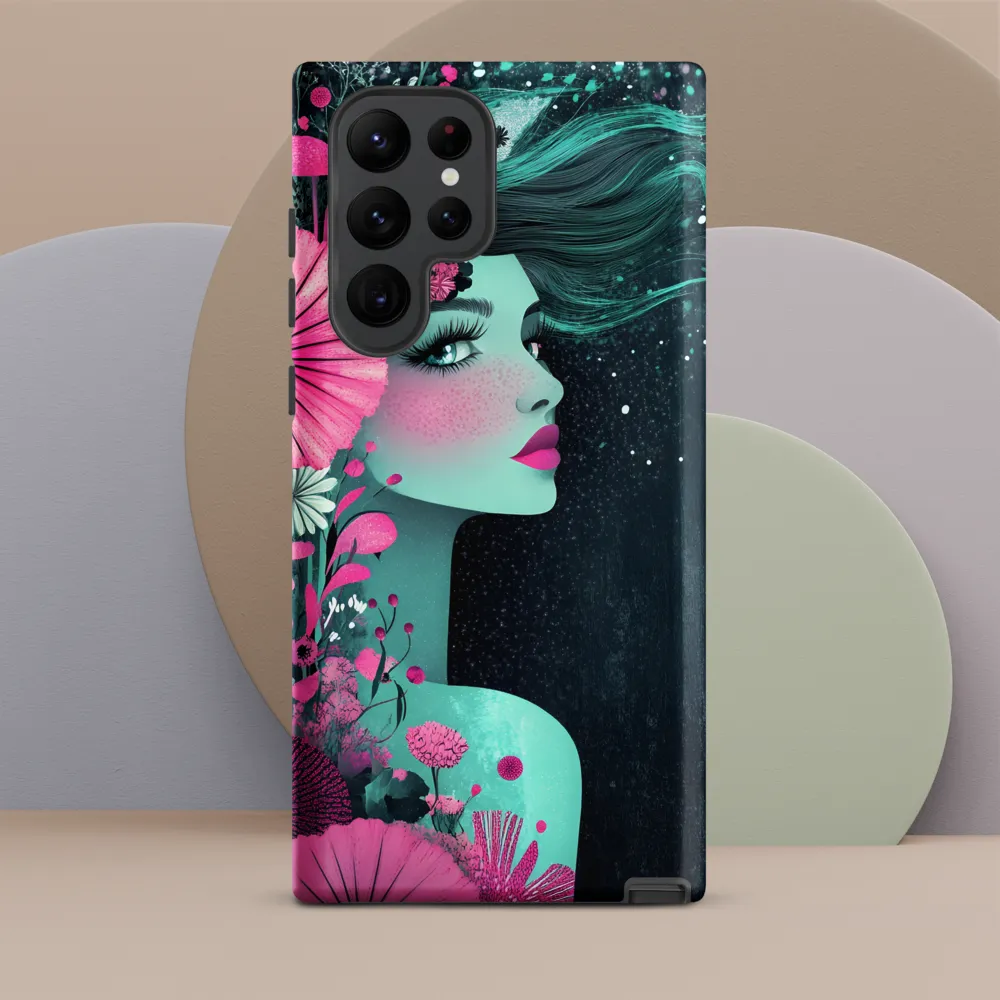 Floral Harmony: Portrait of Serenity