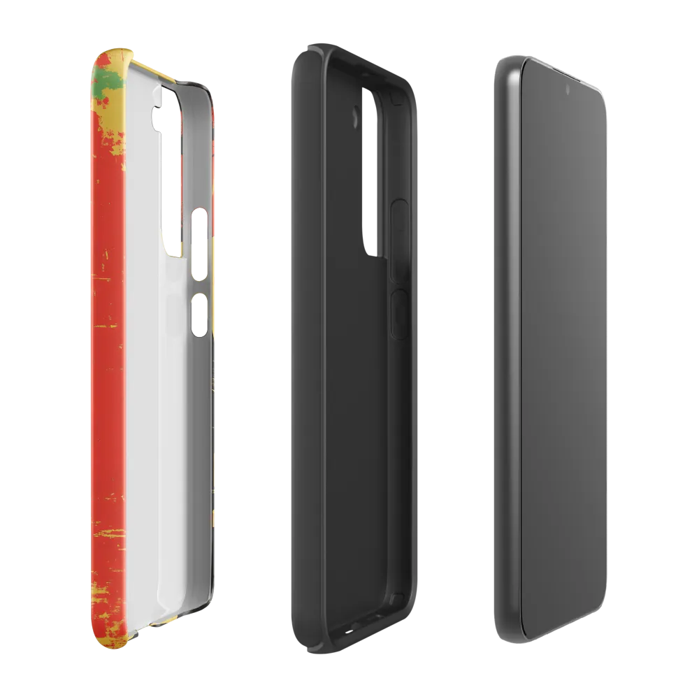 Journey to the Stars: A Retro-Futuristic Landscape | Phone Case |  S22 Plus | Tough Case | Glossy