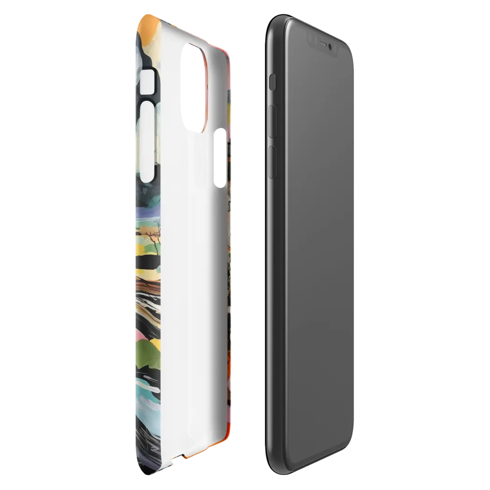 Ethereal Landscapes: A Symphony of Color | Phone Case |  11 Pro Max | Snap Case | Glossy