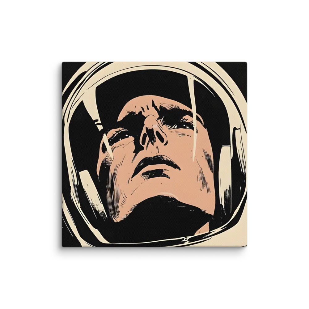 Gaze of the Astronaut | Canvas | 10″×10″