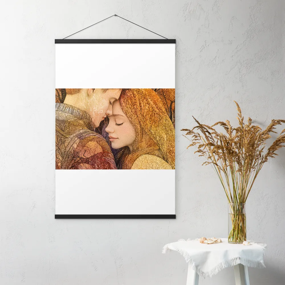 Embrace of Autumn | Poster With Black Wood Hanger | 24″×36″