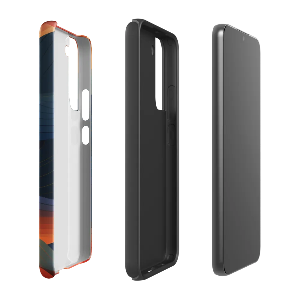 Harmonious Waves at Dusk | Phone Case |  S22 Plus | Tough Case | Glossy