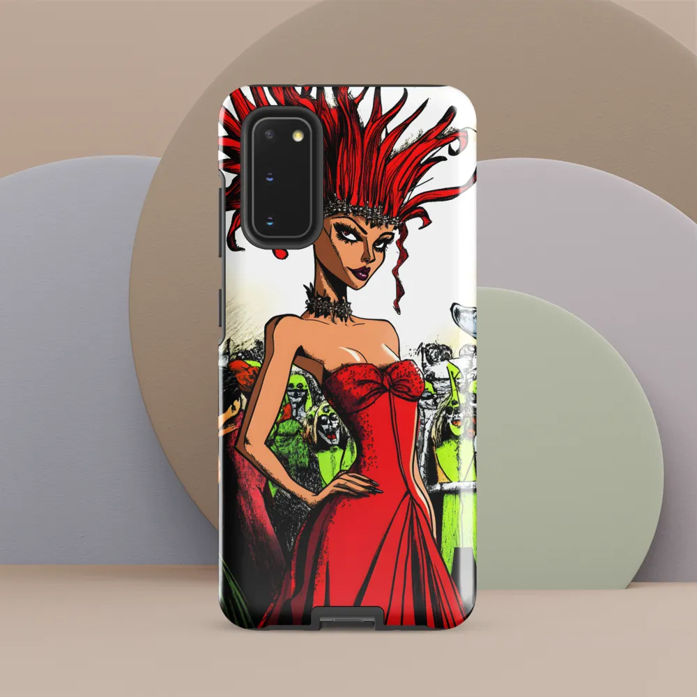 Fiery Elegance: A Fashion Statement