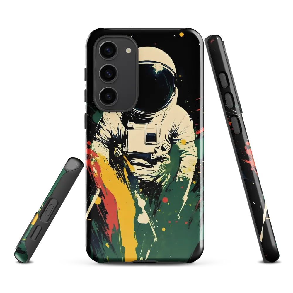 Cosmic Splash: The Astronaut's Journey