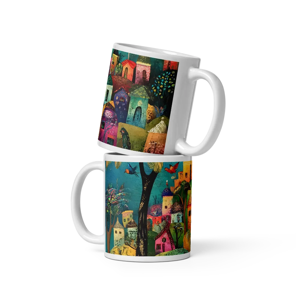 Whimsical Village Harmony | Mugs | Multiple Sizes & Colors