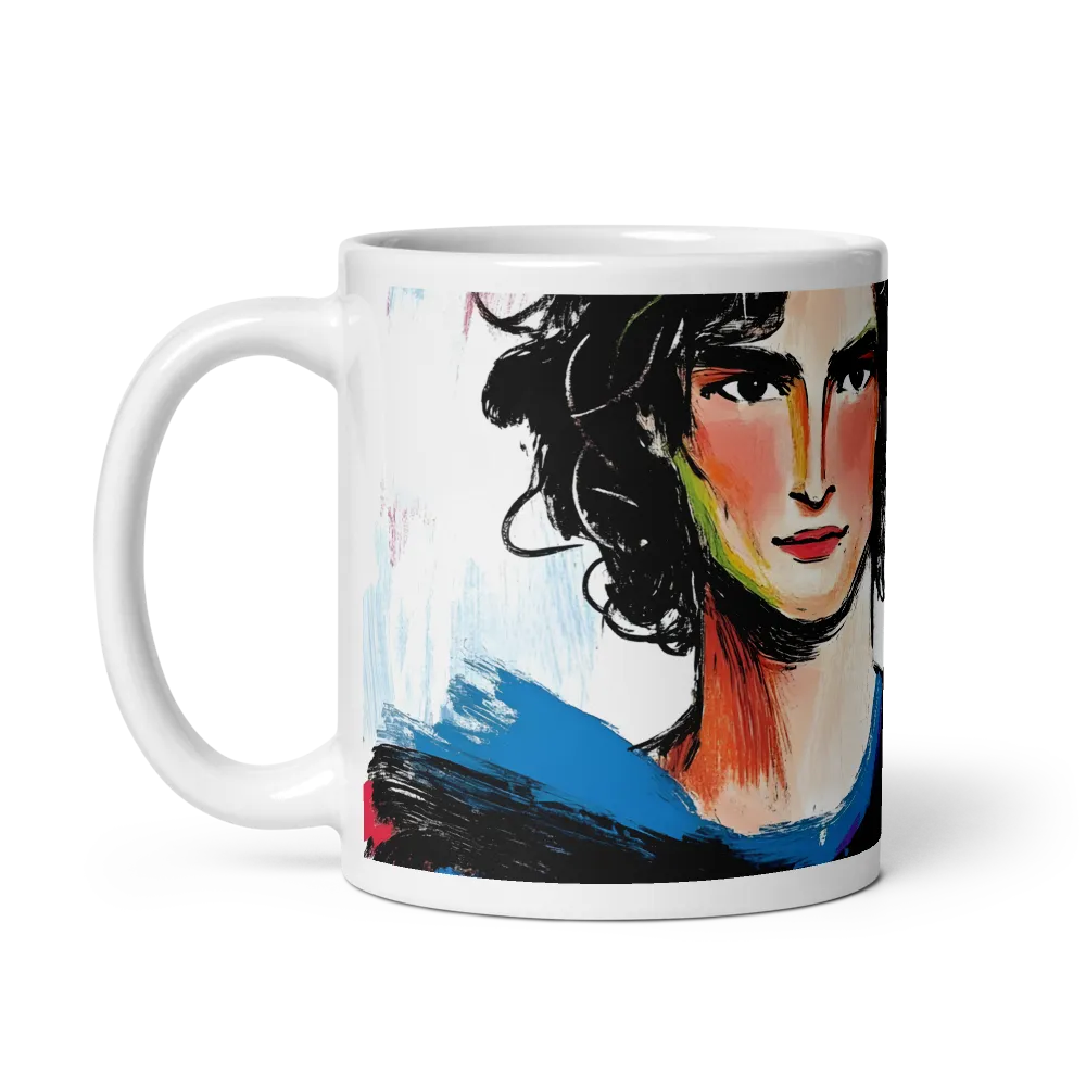 Vibrant Portrait of Youth | Mug with White inside | 11 oz