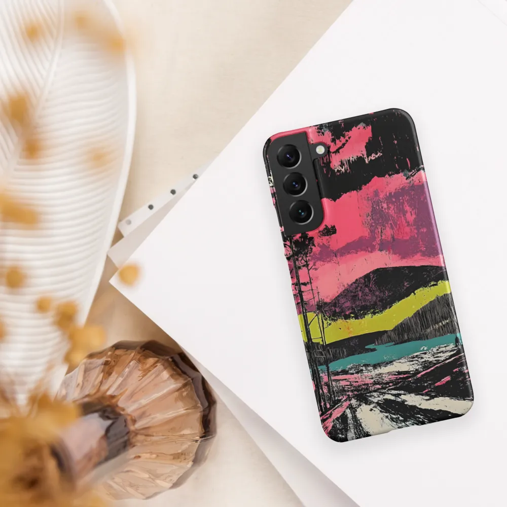 Vibrant Horizons: A Landscape in Contrast