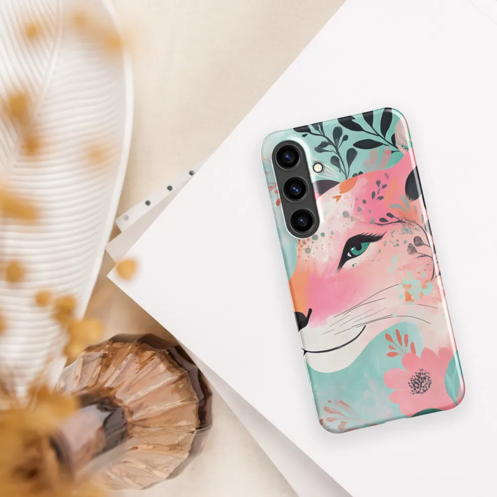 Whimsical Majesty: A Floral Lion