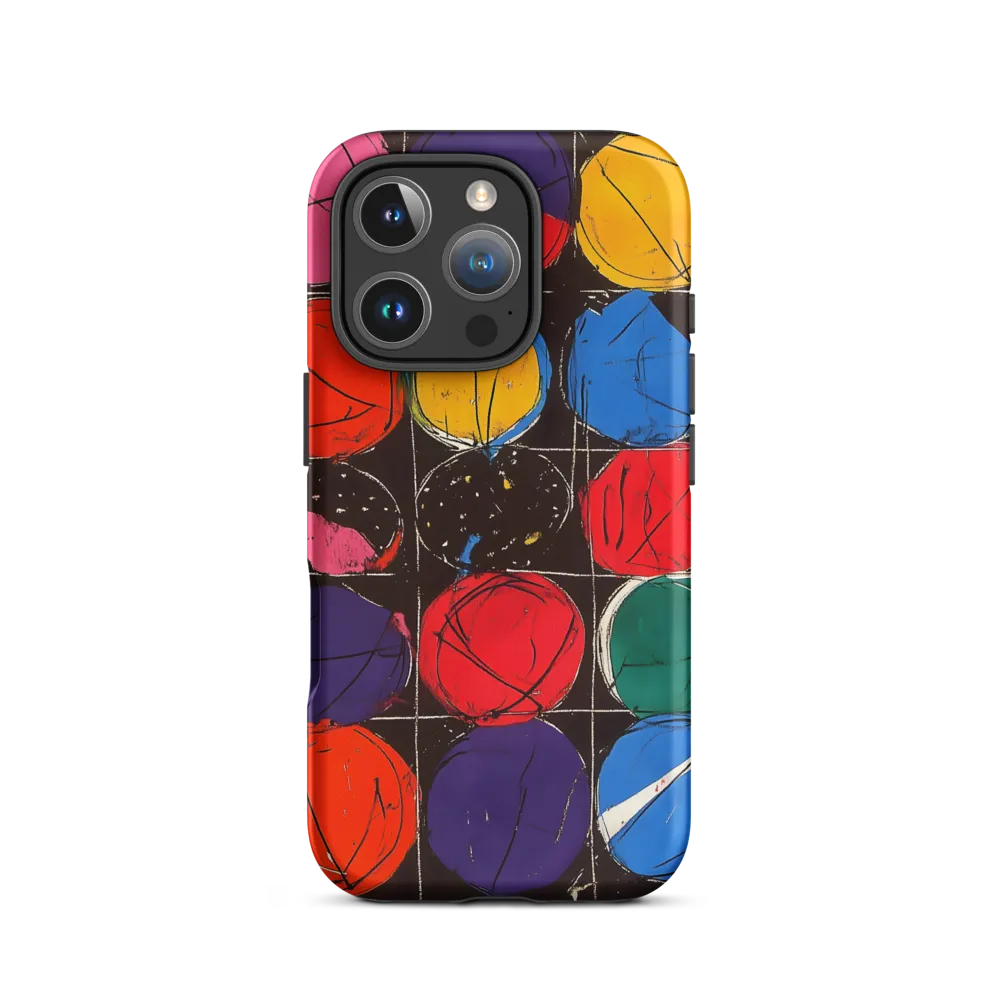 Colorful Circles in Abstract Harmony