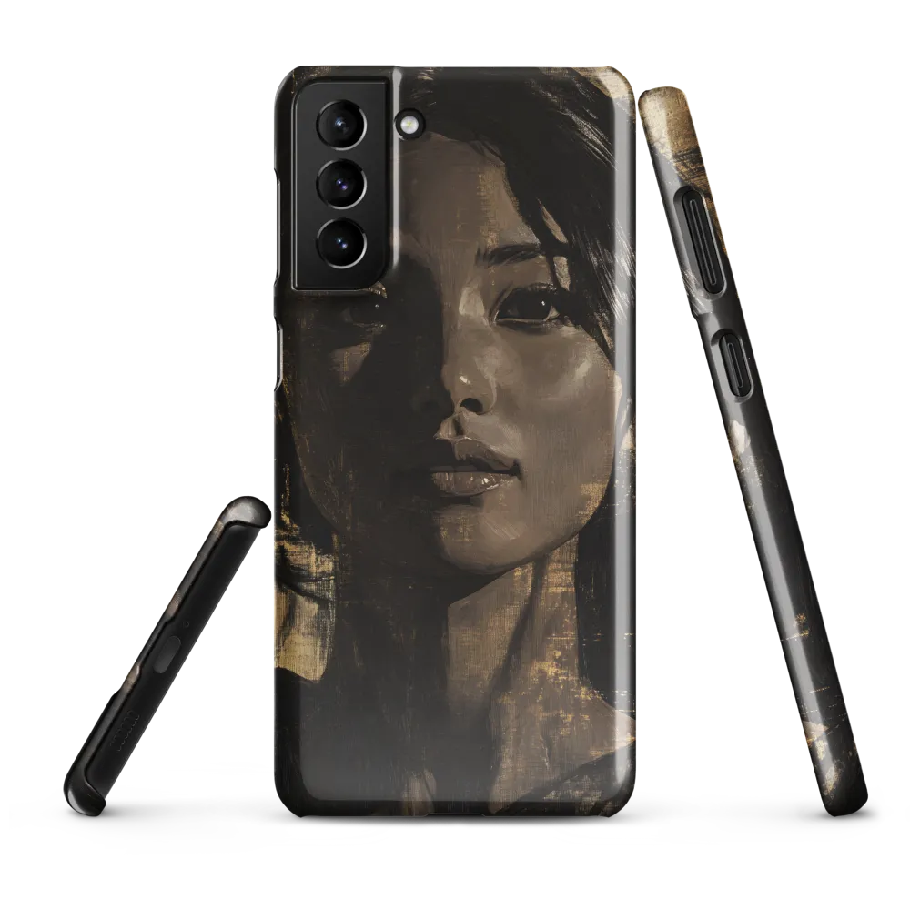 Golden Gaze: A Contemporary Portrait