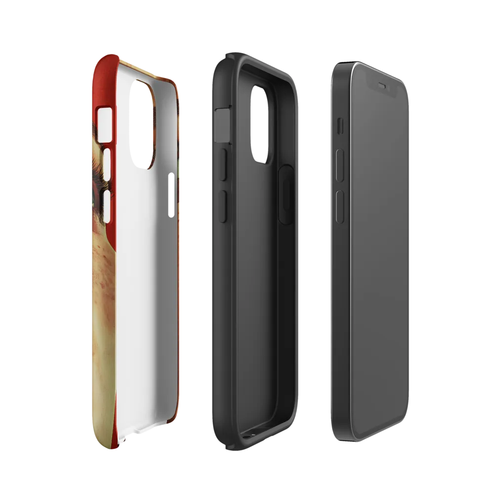 Red Intensity: A Portrait of Elegance