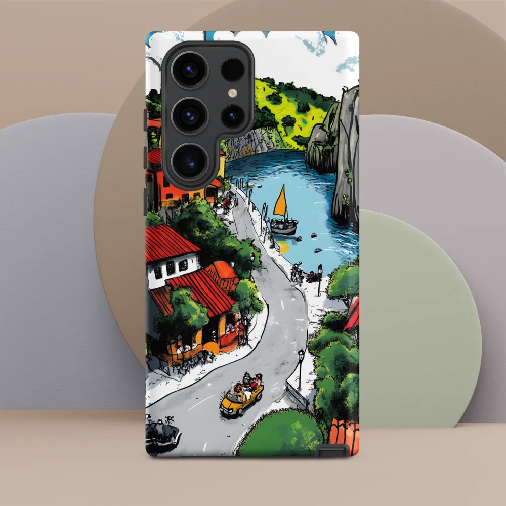 Whimsical Village by the Water