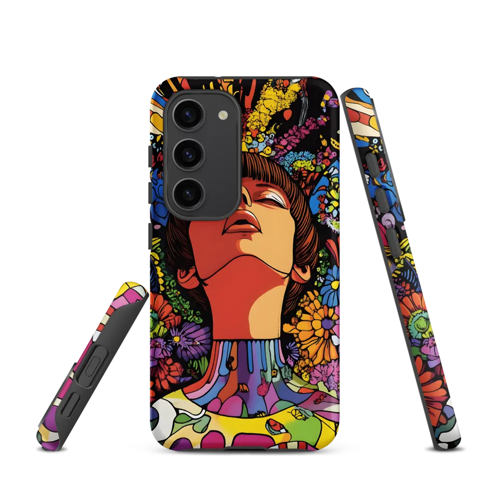 Vibrant Ecstasy: A Psychedelic Portrait