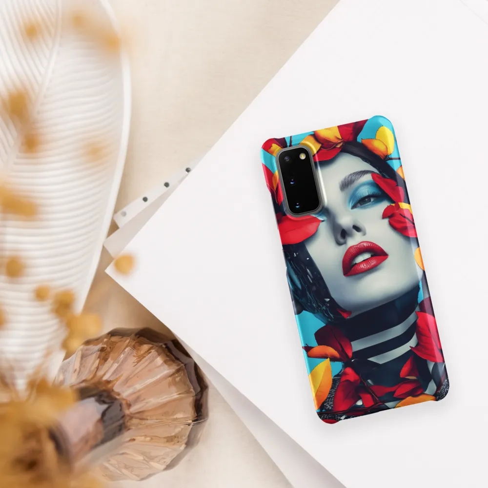 Futuristic Fusion: Nature Meets Technology | Phone Case |  S20 | Snap Case | Matte
