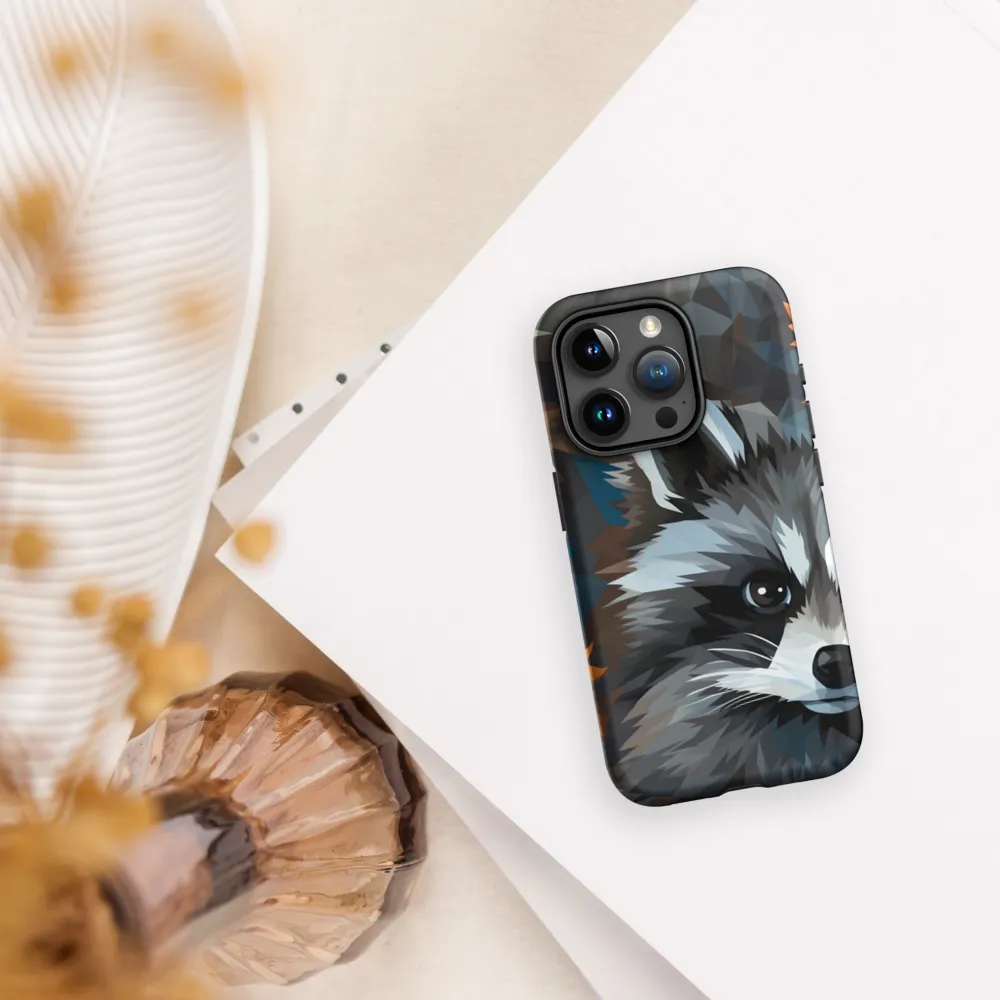 Whispers of Autumn: The Raccoon's Gaze