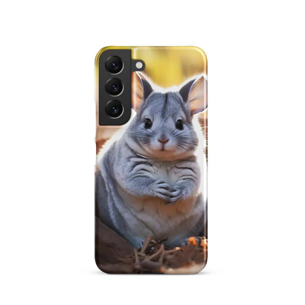 Gentle Whispers of Nature: The Chinchilla | Phone Case |  S22 | Snap Case | Matte
