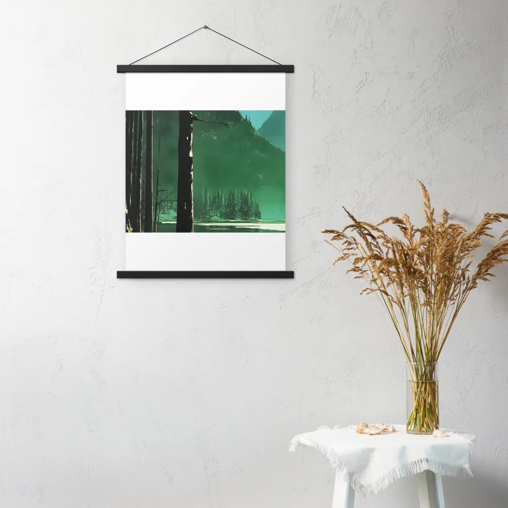 Reflections of Tranquility | Poster With Black Wood Hanger | 18″×24″