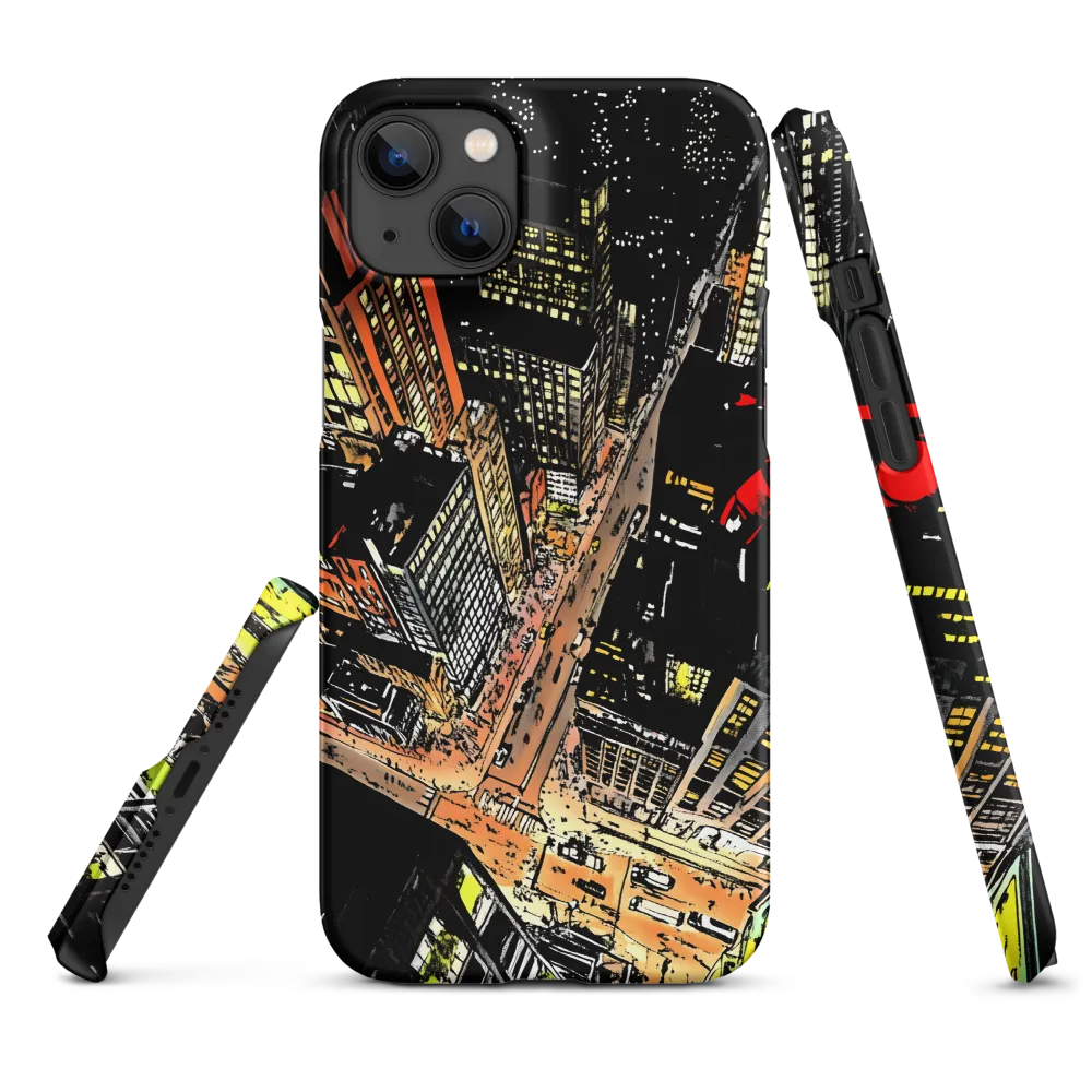 Urban Nightscape: A Bird's-eye View