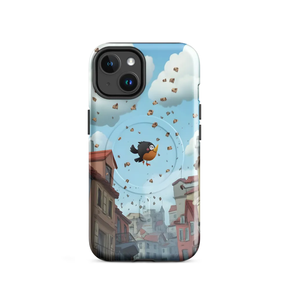 A Whimsical Flight Through Bread and Sky