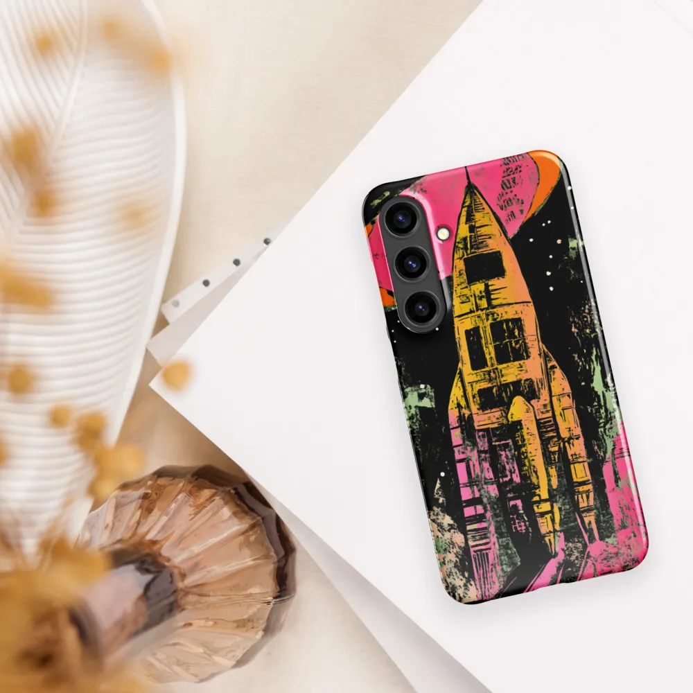 Cosmic Voyage: A Surreal Rocket Adventure