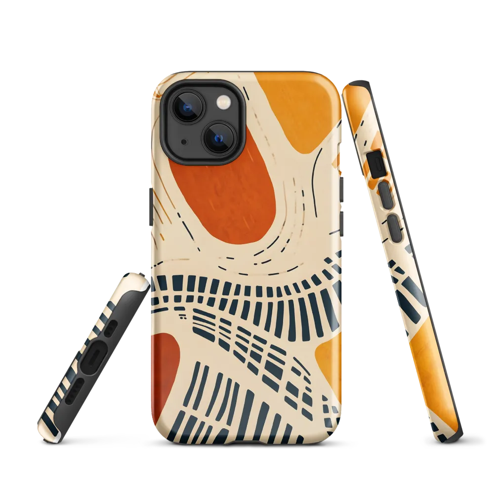 Urban Patterns in Harmony | Phone Case |  13 | Tough Case | Glossy
