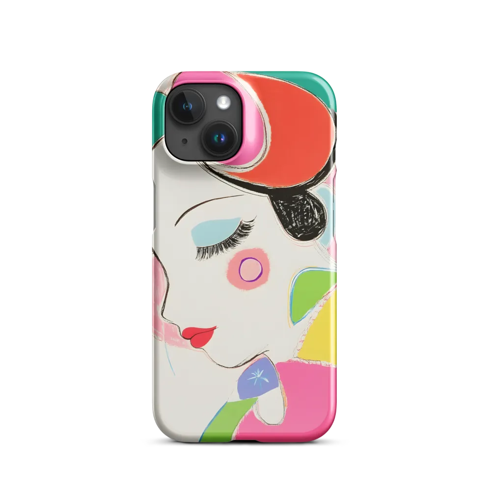 Whimsical Portrait in Colorful Abstraction
