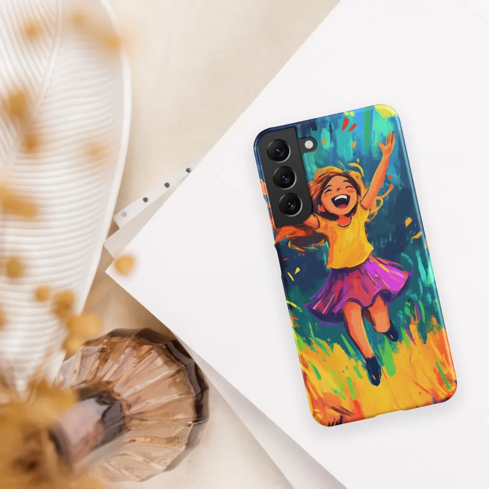Joyful Escape into Nature | Phone Case |  S22 Plus | Snap Case | Matte