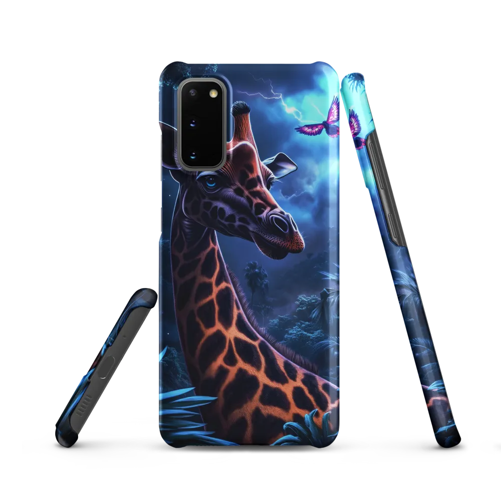 Mystical Giraffe in Twilight Jungle