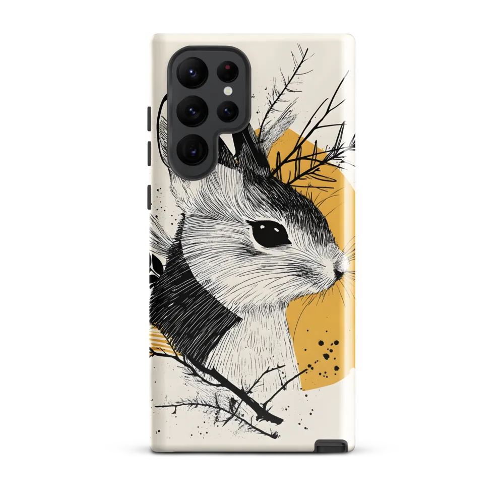 Ethereal Rabbit: A Study in Line Art