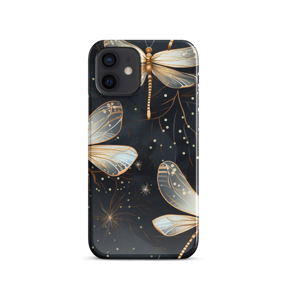 Ethereal Dance: Dragonflies in a Midnight Garden