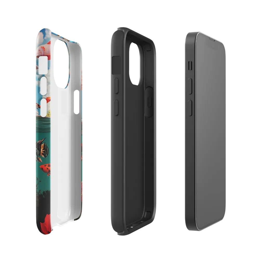 Submerged Harmony | Phone Case |  13 mini | Tough Case | Glossy