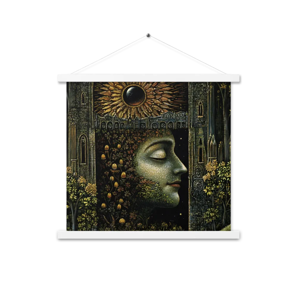 Nature’s Embrace: The Infinite Connection | Poster With White Wood Hanger | 18″×18″