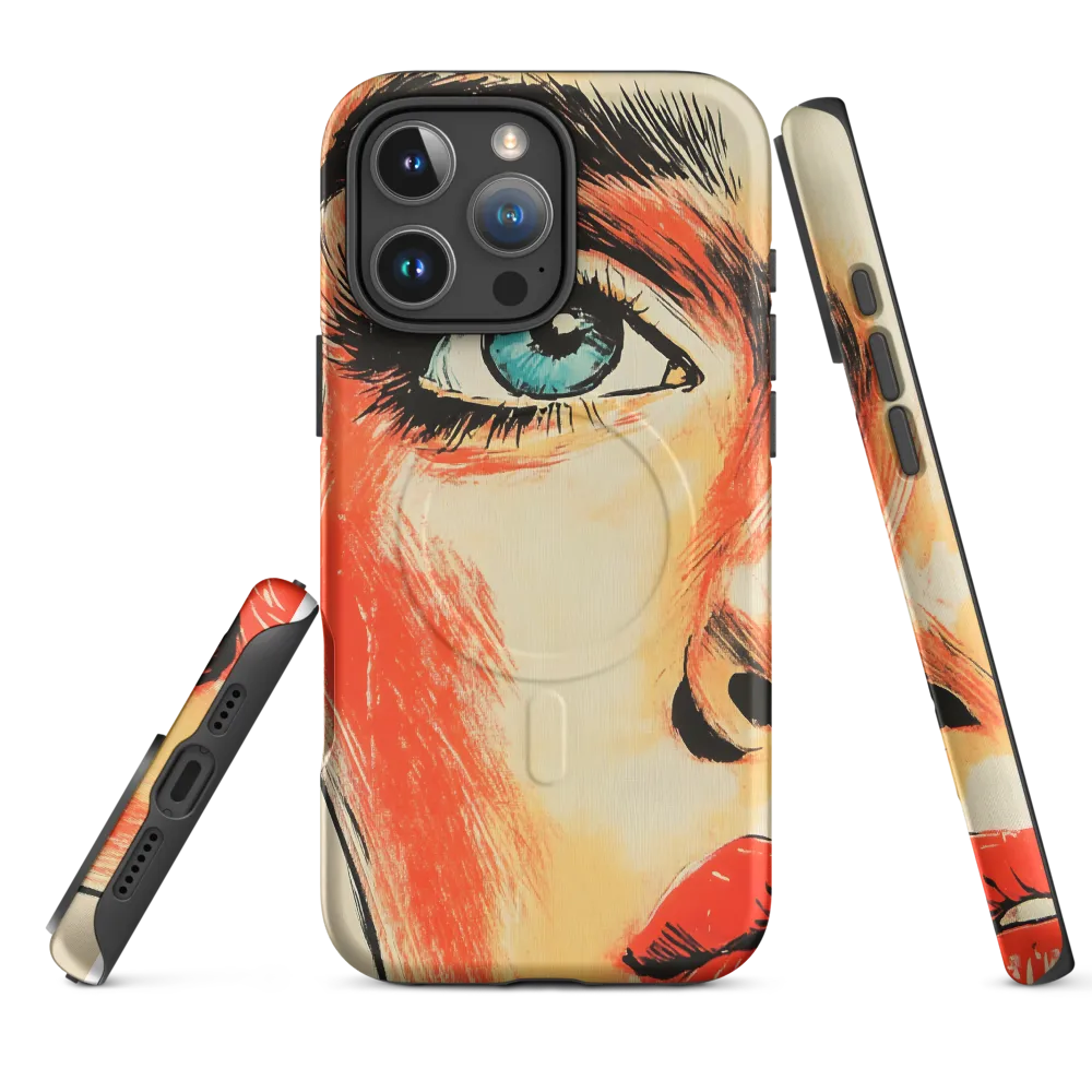 Intense Gaze: A Pop Art Portrait