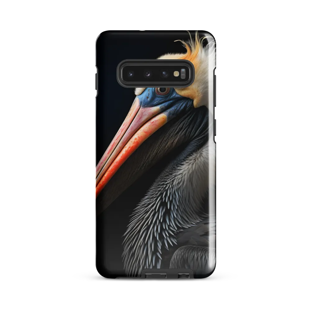 Majestic Portrait of a Pelican | Phone Case |  S10 Plus | Tough Case | Glossy