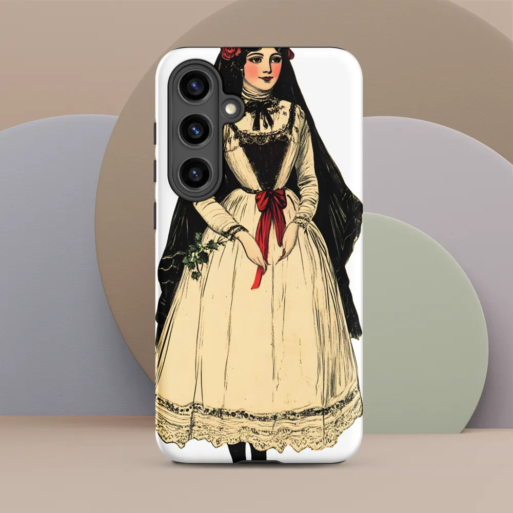 Elegance in Tradition: A Folk Portrait
