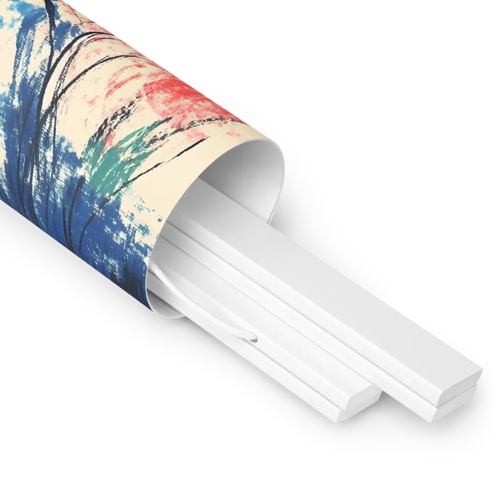 Whispers of Tranquility | Poster With White Wood Hanger | 16″×16″