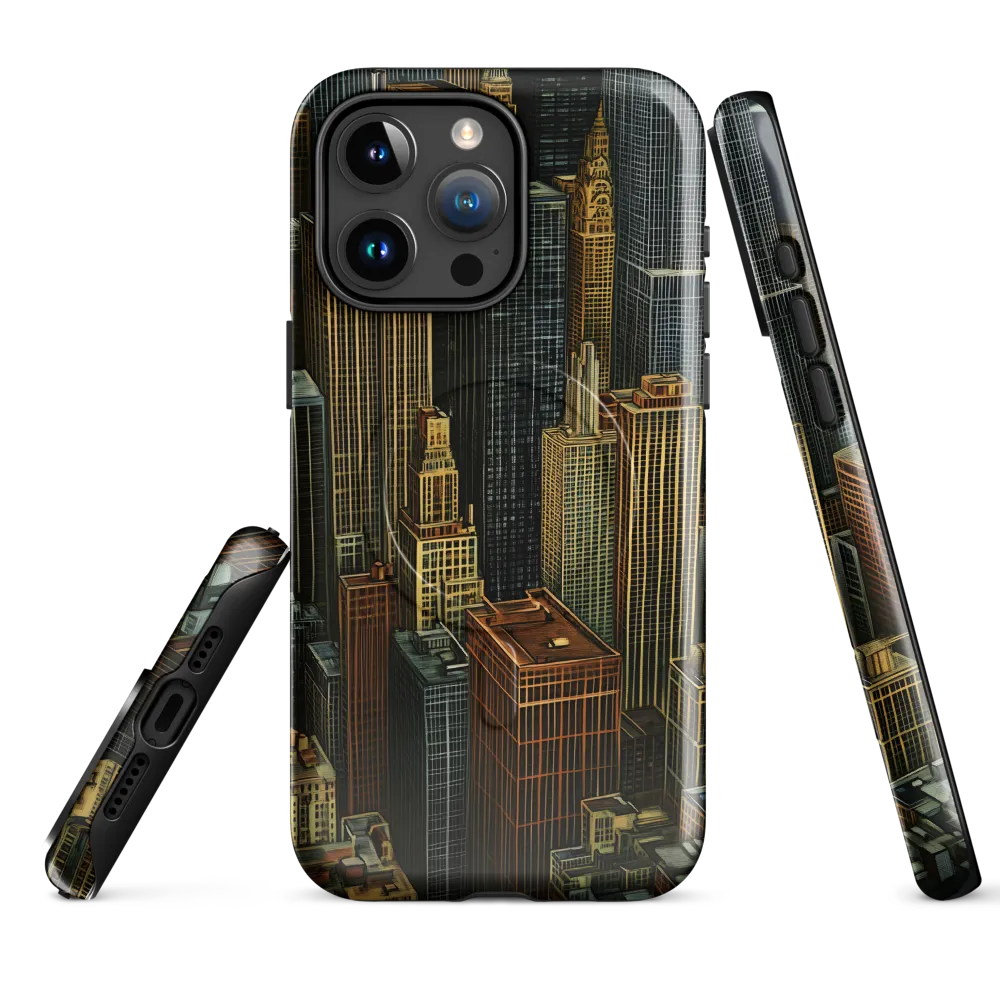 Urban Elegance: A Golden Cityscape