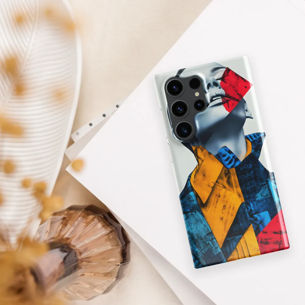 Fragmented Confidence: A Surreal Fashion Portrait
