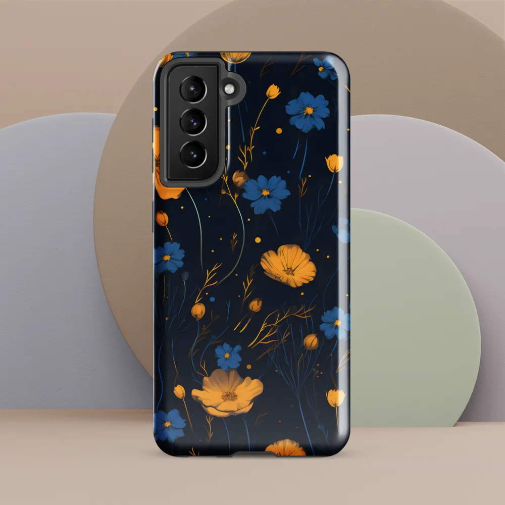 Nocturnal Blossoms | Phone Case |  S21 FE | Tough Case | Glossy