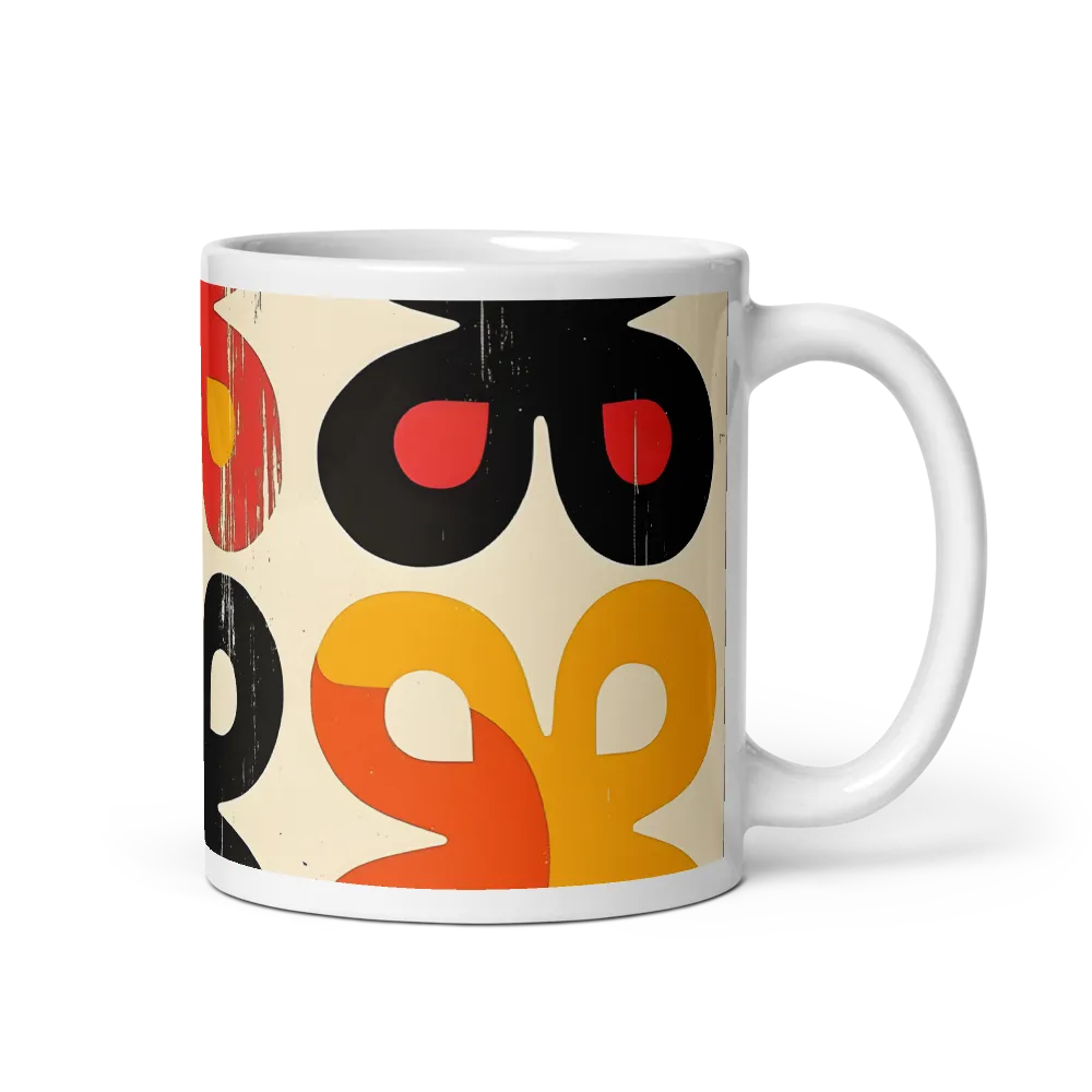 Geometric Playfulness | Mug with White inside | 11 oz