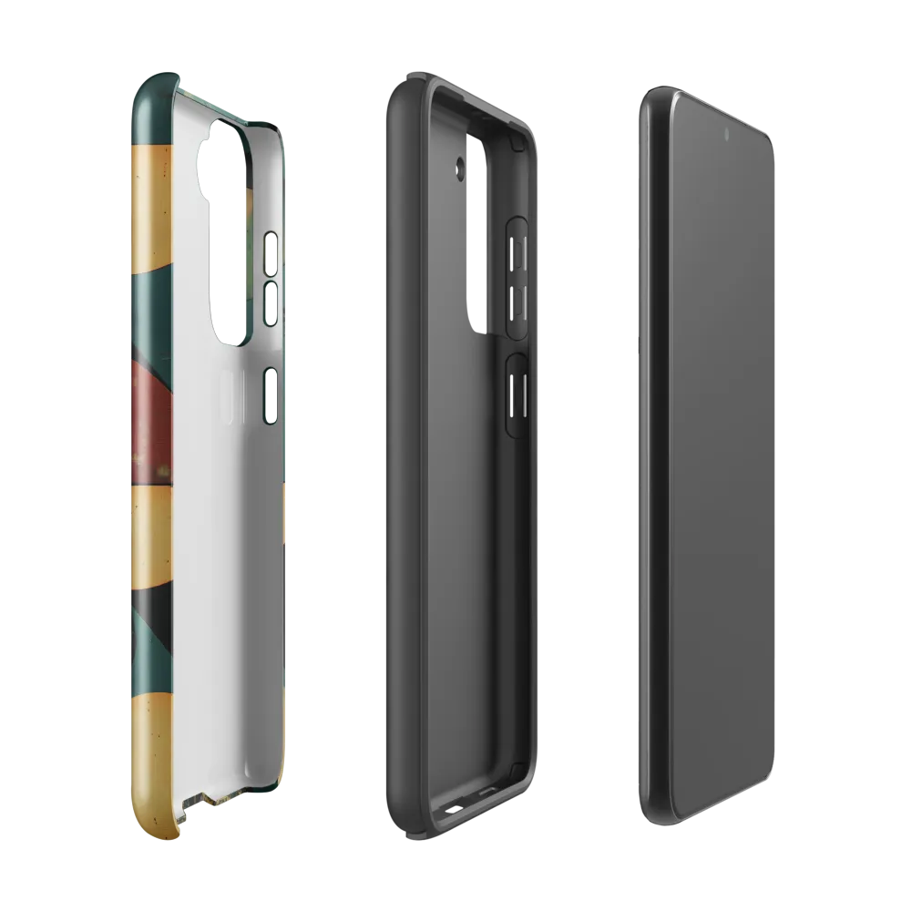 Geometric Harmony | Phone Case |  S21 | Tough Case | Glossy