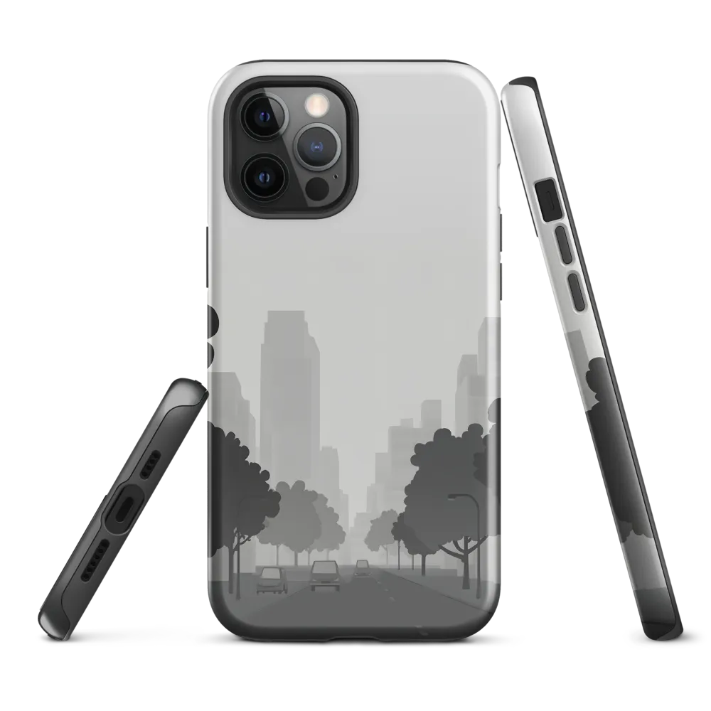 Avenue in Grayscale