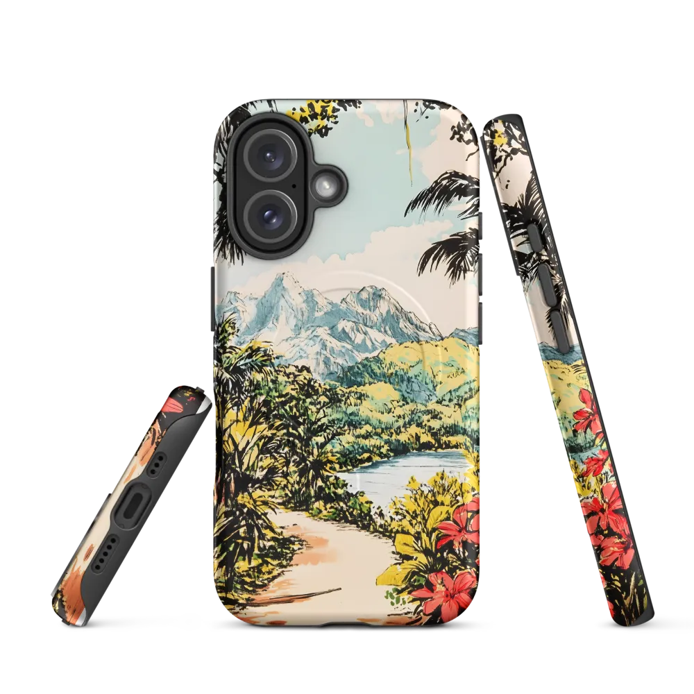 Tropical Serenity | Phone Case |  16 | MagSafe® Tough Case | Matte