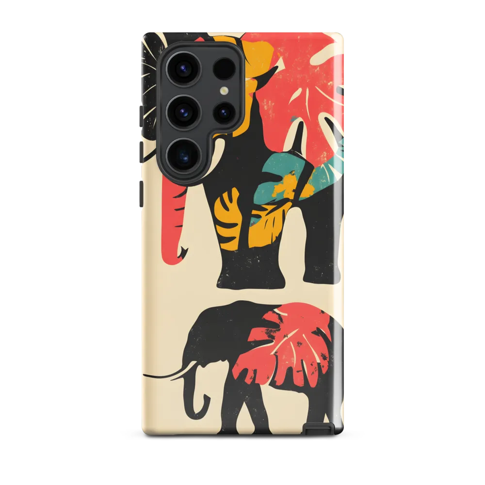 Tropical Elegance: The Elephant's Dance