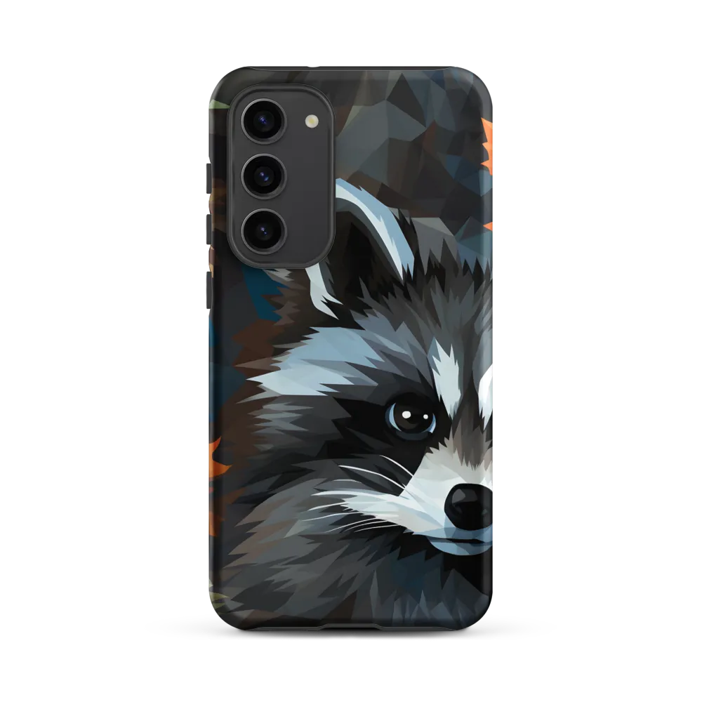 Whispers of Autumn: The Raccoon's Gaze