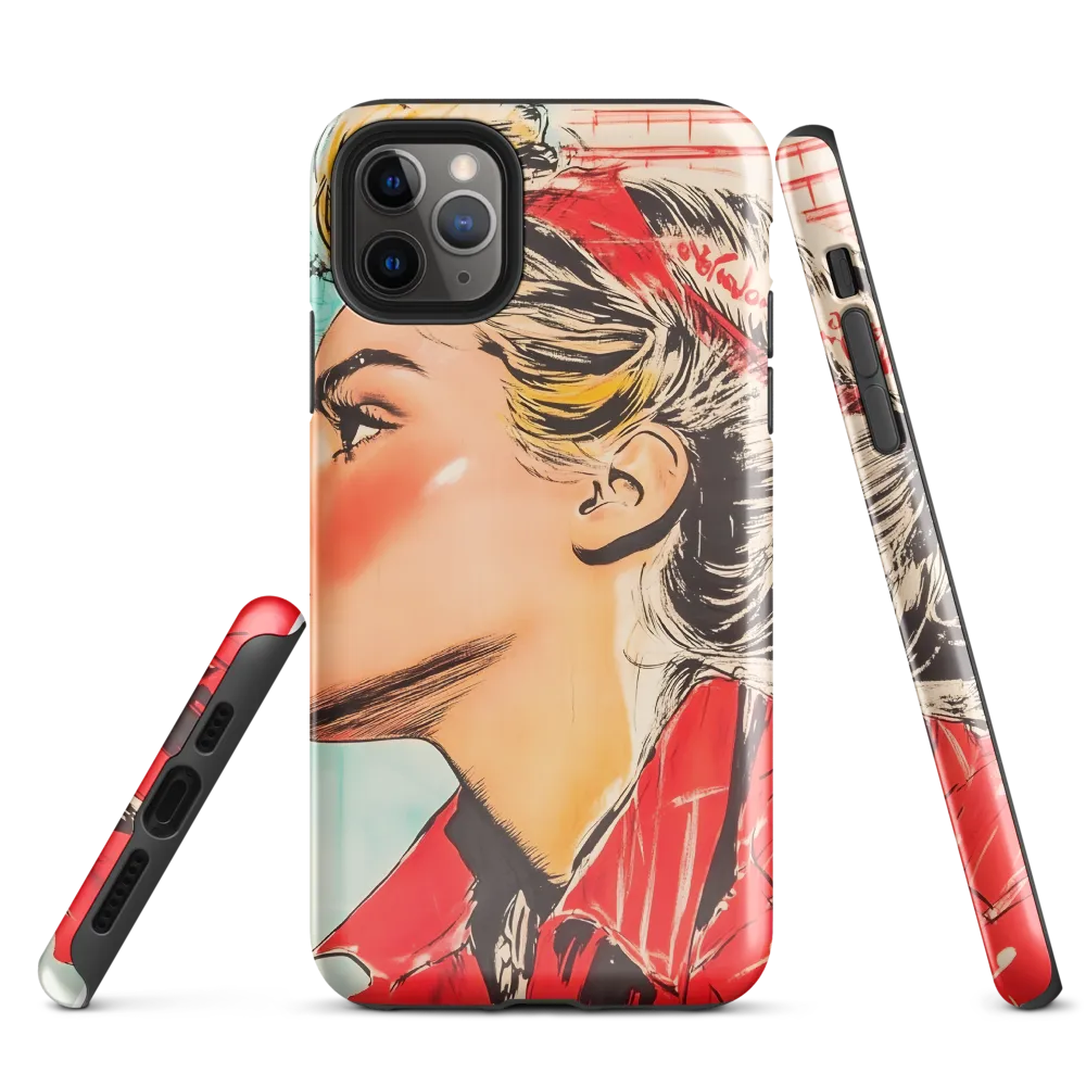 Empowered Elegance: A Pop Art Portrait | Phone Case |  11 Pro Max | Tough Case | Glossy