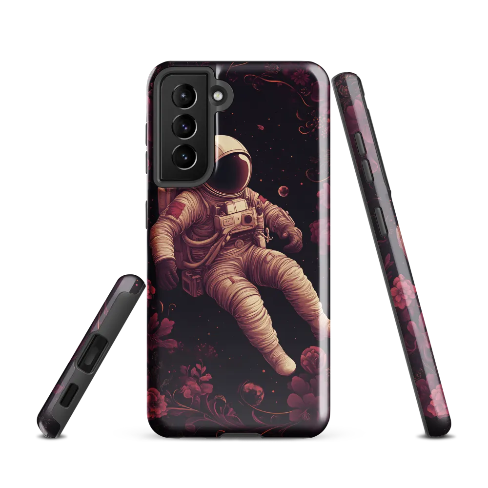 Cosmic Bloom: An Astronaut's Journey