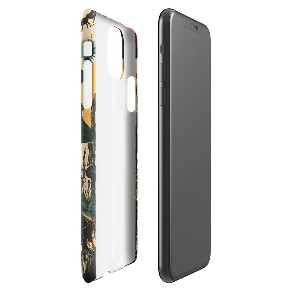 Whimsical Mycelium Realm | Phone Case |  11 Pro Max | Snap Case | Glossy