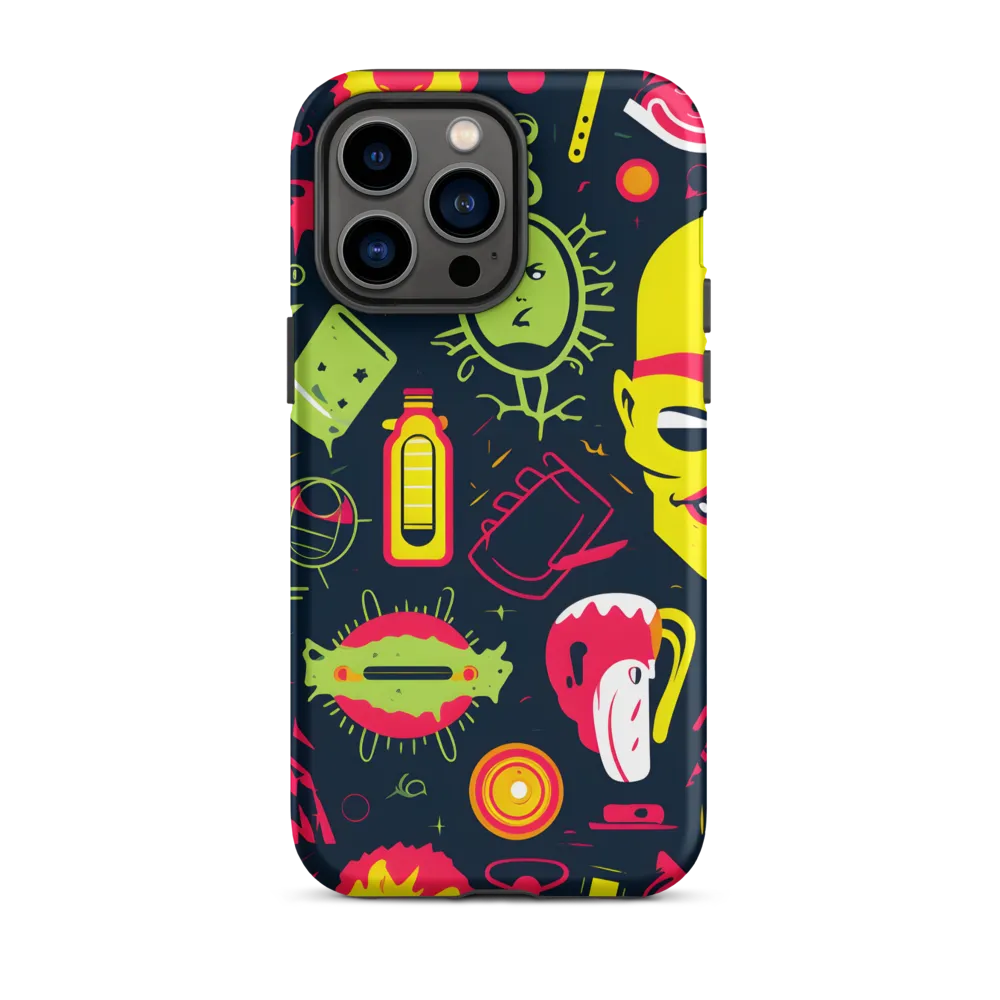 Neon Revelry: A Quirky Exploration of Modern Pop Art
