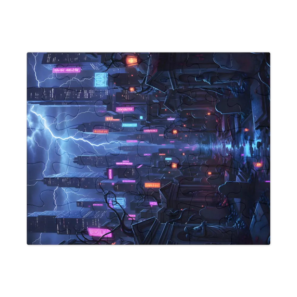 Electric Necropolis 
 Jigsaw Puzzle in Tin Box